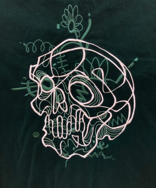 HAIGHT（ヘイト）HAIGHT (ヘイト) New School Sukall Velour Jacket グリーン サイズ:XLの古着・服飾アイテム