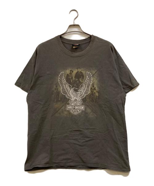 HARLEY-DAVIDSON（ハーレーダビッドソン）HARLEY-DAVIDSON (ハーレーダビッドソン) プリントTシャツ グレー サイズ:XLの古着・服飾アイテム