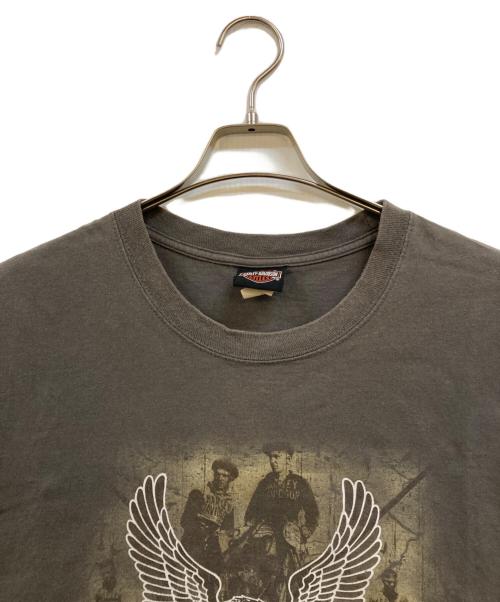 HARLEY-DAVIDSON（ハーレーダビッドソン）HARLEY-DAVIDSON (ハーレーダビッドソン) プリントTシャツ グレー サイズ:XLの古着・服飾アイテム