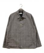 BEAUTY&YOUTHビューティーアンドユース）の古着「BY TW グレンチェック コーチジャケット」｜グレー