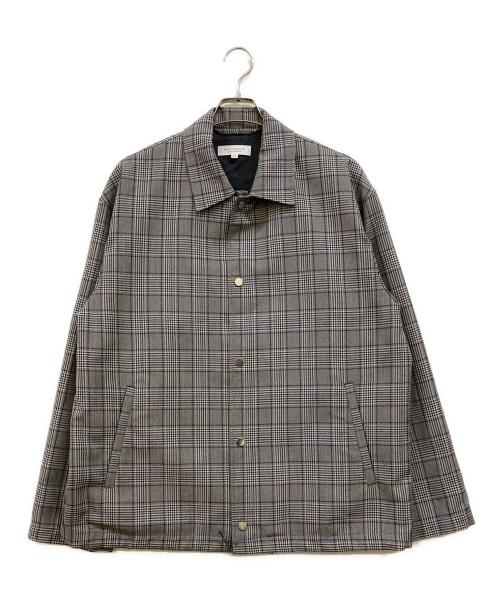 BEAUTY&YOUTH（ビューティーアンドユース）BEAUTY&YOUTH (ビューティーアンドユース) BY TW グレンチェック コーチジャケット グレー サイズ:XLの古着・服飾アイテム