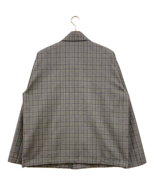 BEAUTY&YOUTH（ビューティーアンドユース）BEAUTY&YOUTH (ビューティーアンドユース) BY TW グレンチェック コーチジャケット グレー サイズ:XLの古着・服飾アイテム