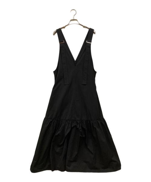 Adam et Rope（アダム エ ロペ）Adam et Rope (アダム エ ロペ) オーバーオールジャンパースカート ブラック サイズ:Fの古着・服飾アイテム