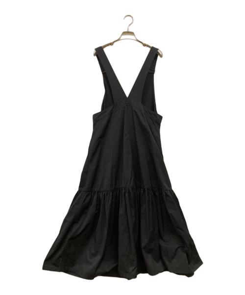 Adam et Rope（アダム エ ロペ）Adam et Rope (アダム エ ロペ) オーバーオールジャンパースカート ブラック サイズ:Fの古着・服飾アイテム