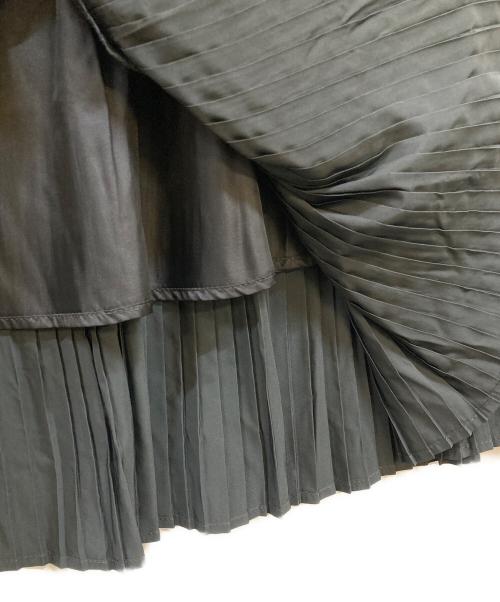 BEARDSLEY（ビアズリー）BEARDSLEY (ビアズリー) プリーツティアードスカート グレー サイズ:2の古着・服飾アイテム