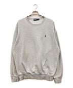 POLO RALPH LAURENポロ・ラルフローレン）の古着「90's ポニー刺繍スウェット」｜グレー