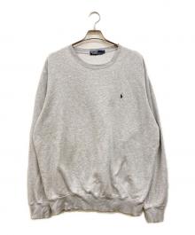 POLO RALPH LAUREN（ポロ・ラルフローレン）の古着「90's ポニー刺繍スウェット」｜グレー