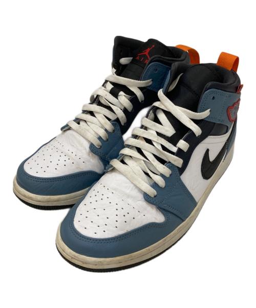 NIKE（ナイキ）NIKE (ナイキ) FACETASM (ファセッタズム) Nike Air Jordan 1 Mid ブルー×ホワイト サイズ:27.5㎝の古着・服飾アイテム