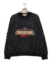 GUCCI（グッチ）の古着「BLACK UNIVERSAL STUDIOS HOLLYWOOD SWEATSHIRT」｜ブラック