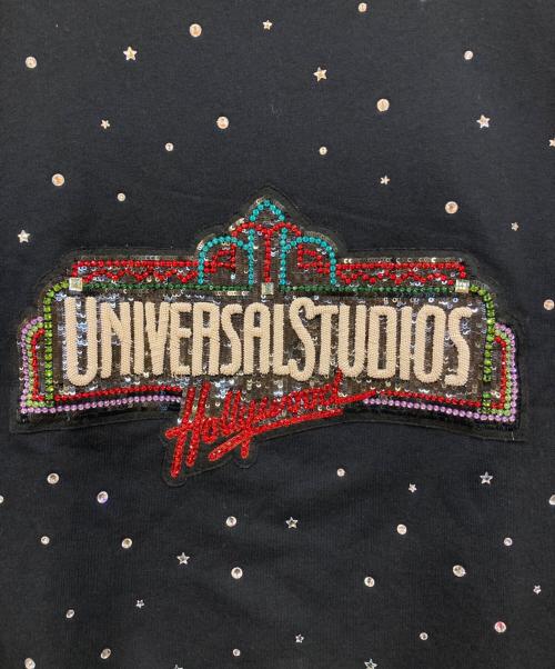 GUCCI（グッチ）GUCCI (グッチ) BLACK UNIVERSAL STUDIOS HOLLYWOOD SWEATSHIRT ブラック サイズ:Ｍの古着・服飾アイテム
