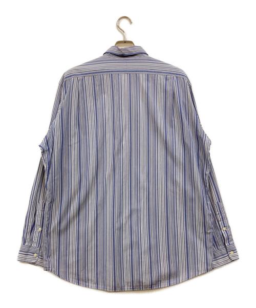 POLO RALPH LAUREN（ポロ・ラルフローレン）POLO RALPH LAUREN (ポロ・ラルフローレン) JEROME ストライプシャツ ブルー サイズ:Lの古着・服飾アイテム