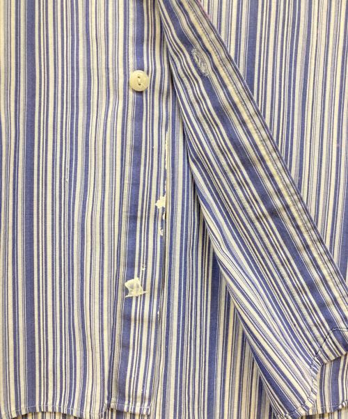 POLO RALPH LAUREN（ポロ・ラルフローレン）POLO RALPH LAUREN (ポロ・ラルフローレン) JEROME ストライプシャツ ブルー サイズ:Lの古着・服飾アイテム