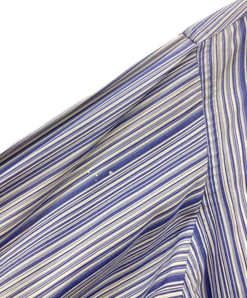 POLO RALPH LAUREN（ポロ・ラルフローレン）POLO RALPH LAUREN (ポロ・ラルフローレン) JEROME ストライプシャツ ブルー サイズ:Lの古着・服飾アイテム