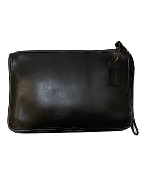 OLD COACH（オールドコーチ）OLD COACH (オールドコーチ) レザーセカンドバッグ ブラックの古着・服飾アイテム