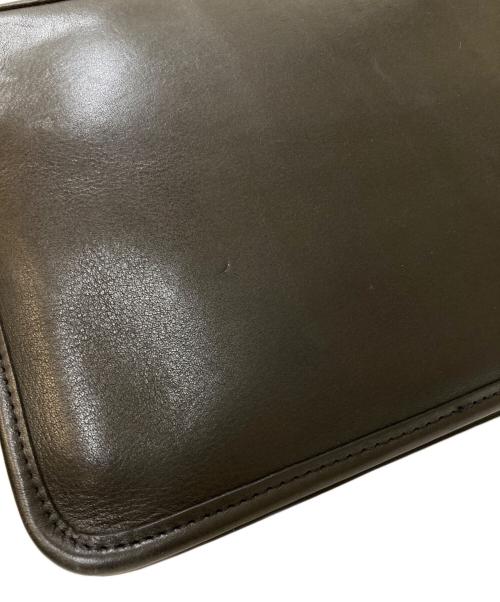 OLD COACH（オールドコーチ）OLD COACH (オールドコーチ) レザーセカンドバッグ ブラックの古着・服飾アイテム