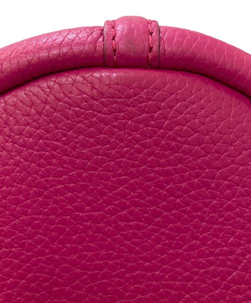 MARC JACOBS（マークジェイコブス）MARC JACOBS (マークジェイコブス) THE LEATHER MINI BUCKET BAG ピンクの古着・服飾アイテム