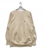 Championチャンピオン）の古着「90's Reverse Weave Sweatshirt」｜ベージュ