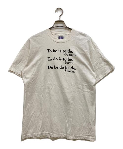 WANDER WEAR（ワンダーウェア）WANDER WEAR (ワンダーウェア) プリントTシャツ ホワイト サイズ:XLの古着・服飾アイテム