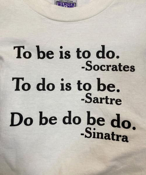 WANDER WEAR（ワンダーウェア）WANDER WEAR (ワンダーウェア) プリントTシャツ ホワイト サイズ:XLの古着・服飾アイテム