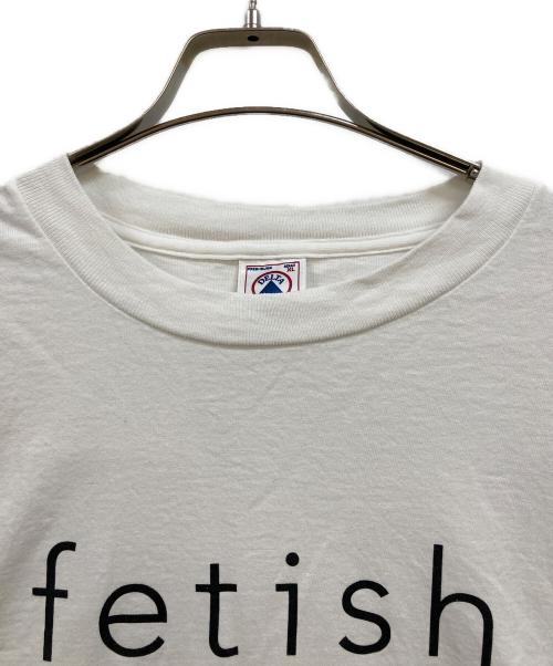 DELTA（デルタ）DELTA (デルタ) fetish メッセージプリントTシャツ ホワイト サイズ:XLの古着・服飾アイテム