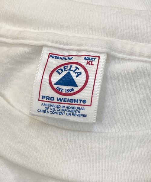 DELTA（デルタ）DELTA (デルタ) fetish メッセージプリントTシャツ ホワイト サイズ:XLの古着・服飾アイテム
