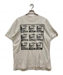FRUIT OF THE LOOM（フルーツオブザルーム）の古着「Barbara Kruger art T-shirt」｜ホワイト