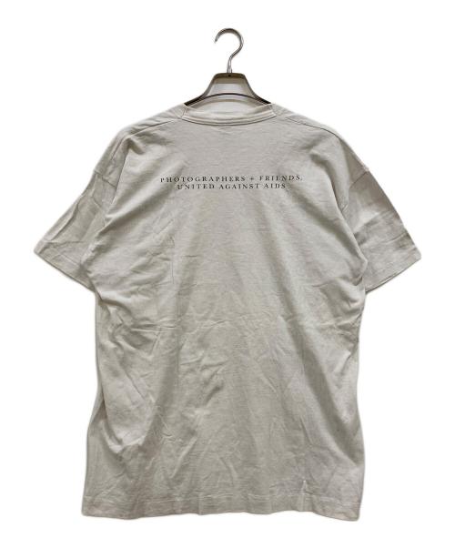 FRUIT OF THE LOOM（フルーツオブザルーム）FRUIT OF THE LOOM (フルーツオブザルーム) Barbara Kruger art T-shirt ホワイト サイズ:XLの古着・服飾アイテム