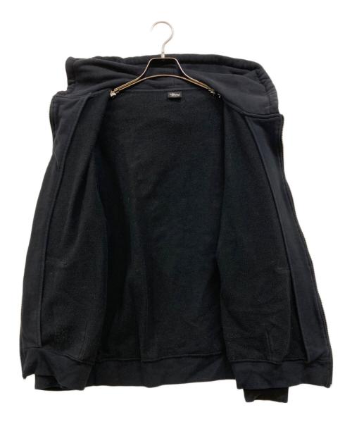 stussy（ステューシー）stussy (ステューシー) スカルバックプリントジップアップパーカー ブラック サイズ:Ｍの古着・服飾アイテム