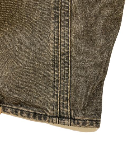 NVRFRGT（ネヴァーフォーゲット）NVRFRGT (ネヴァーフォーゲット) 3D Twisted Wide Leg Jeans ブラック サイズ:1の古着・服飾アイテム