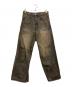 NVRFRGT（ネヴァーフォーゲット）の古着「3D Twisted Wide Leg Jeans」｜ブラック