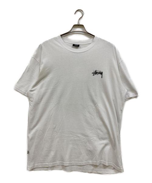 stussy（ステューシー）stussy (ステューシー) 8 BALL FADE TEE ホワイト サイズ:XLの古着・服飾アイテム