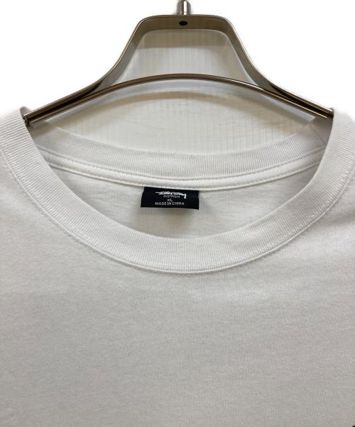 stussy（ステューシー）stussy (ステューシー) 8 BALL FADE TEE ホワイト サイズ:XLの古着・服飾アイテム