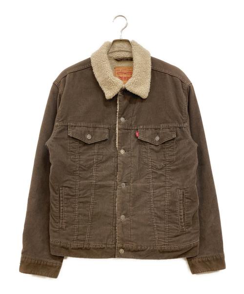 LEVI'S（リーバイス）LEVI'S (リーバイス) 裏ボアコーデュロイジャケット ブラウン サイズ:Lの古着・服飾アイテム