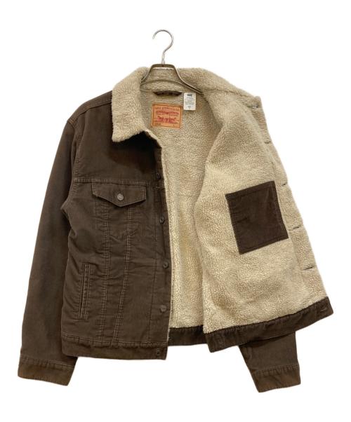 LEVI'S（リーバイス）LEVI'S (リーバイス) 裏ボアコーデュロイジャケット ブラウン サイズ:Lの古着・服飾アイテム