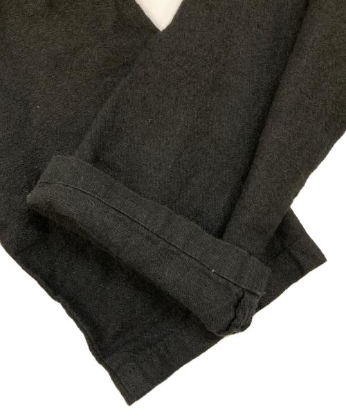 nest Robe（ネストローブ）nest Robe (ネストローブ) リネンシャツワンピース ブラック サイズ:Fの古着・服飾アイテム