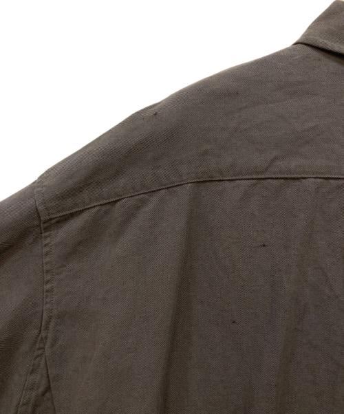 nest Robe（ネストローブ）nest Robe (ネストローブ) コットンリネンシャツワンピース グレー サイズ:Fの古着・服飾アイテム