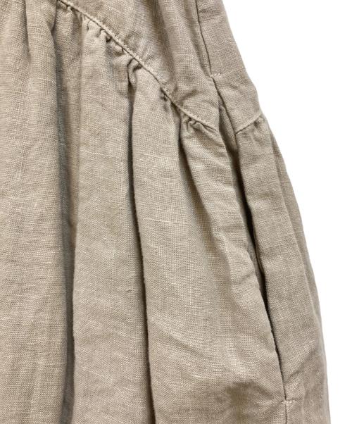 nest Robe（ネストローブ）nest Robe (ネストローブ) リネンシャツワンピース ベージュ サイズ:Fの古着・服飾アイテム