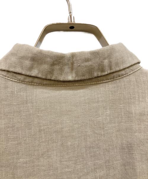 nest Robe（ネストローブ）nest Robe (ネストローブ) リネンシャツワンピース ベージュ サイズ:Fの古着・服飾アイテム