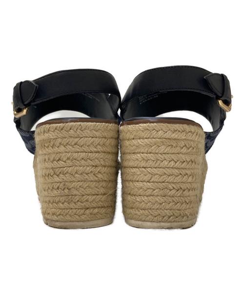COACH（コーチ）COACH (コーチ) KAMI DENIM WEDGE ネイビー サイズ:8の古着・服飾アイテム