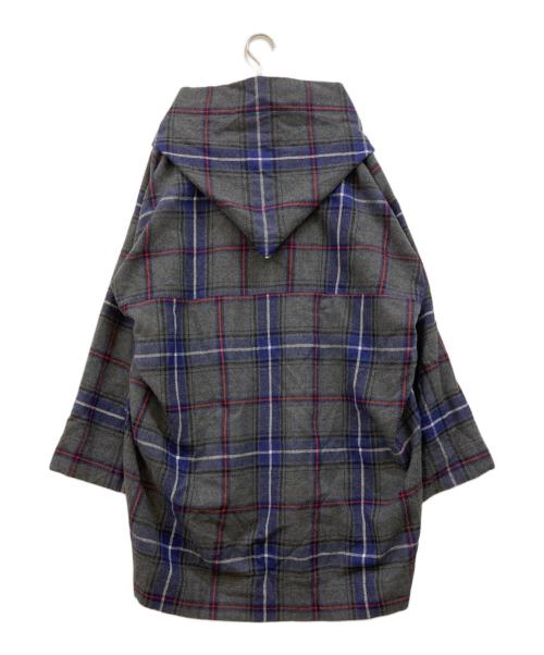 Vivienne Westwood RED LABEL（ヴィヴィアンウエストウッドレッドレーベル）Vivienne Westwood RED LABEL (ヴィヴィアンウエストウッドレッドレーベル) オーブボタン フーデッドポンチョライクコート グレー サイズ:00の古着・服飾アイテム
