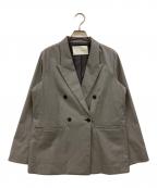 qualiteカリテ）の古着「ダブルテーラードジャケット」｜グレー