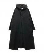 HYKEハイク）の古着「MELTON HOODED WORK COAT」｜ブラック