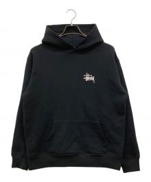 stussy（ステューシー）の古着「ロゴパーカー」｜ブラック