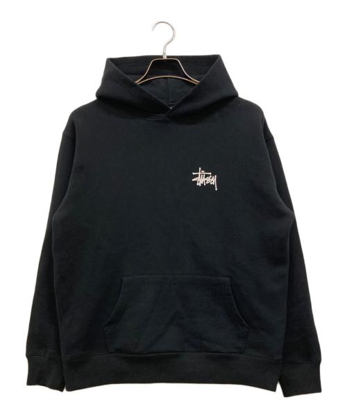 stussy（ステューシー）stussy (ステューシー) ロゴパーカー ブラック サイズ:Ｍの古着・服飾アイテム