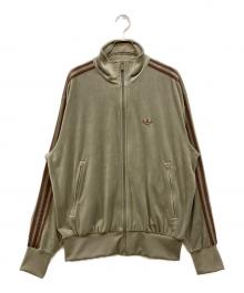 adidas Originals（アディダスオリジナル）の古着「ファイヤーバード ベロアトラックジャケット」｜オリーブ