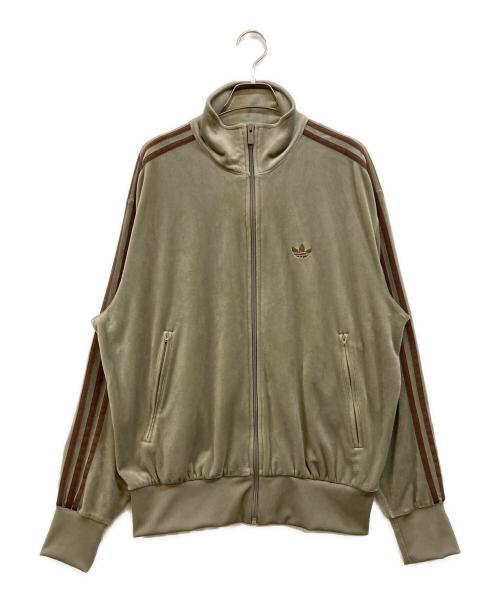 adidas Originals（アディダスオリジナル）adidas originals (アディダスオリジナル) ファイヤーバード ベロアトラックジャケット オリーブ サイズ:Lの古着・服飾アイテム
