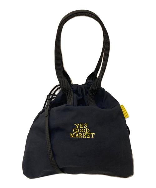 YES GOOD MARKET（イエス グッド マーケット）YES GOOD MARKET (イエス グッド マーケット) SFC (エスエフシー) SMALL S.POUCH YES GOOD MARKET ブラックの古着・服飾アイテム