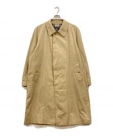 Burberry's（バーバリー）の古着「裏地ノバチェック ステンカラー比翼コート」｜ベージュ