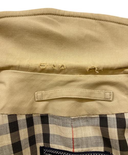 Burberry's（バーバリー）Burberry's (バーバリー) 裏地ノバチェック ステンカラー比翼コート ベージュ サイズ:下記参照の古着・服飾アイテム
