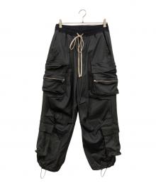 DANKE SCHON（ダンケ シェーン）の古着「PREMIUM COATING WIDE POCKET PANTS」｜ブラック